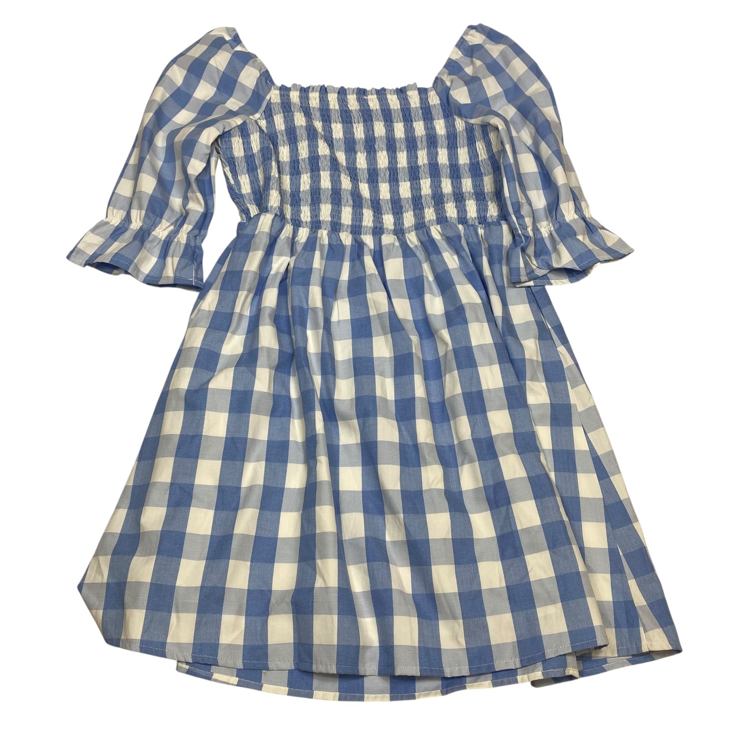 Dress Casual Short By Skies Are Blue In Blue & White, Size:M