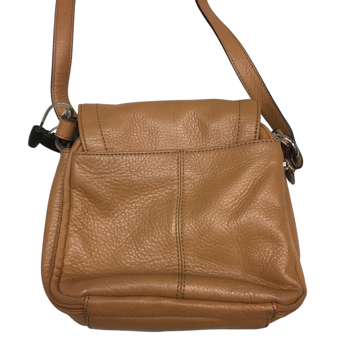 Crossbody Leather By Tignanello Purses In Brown, Size:Small
