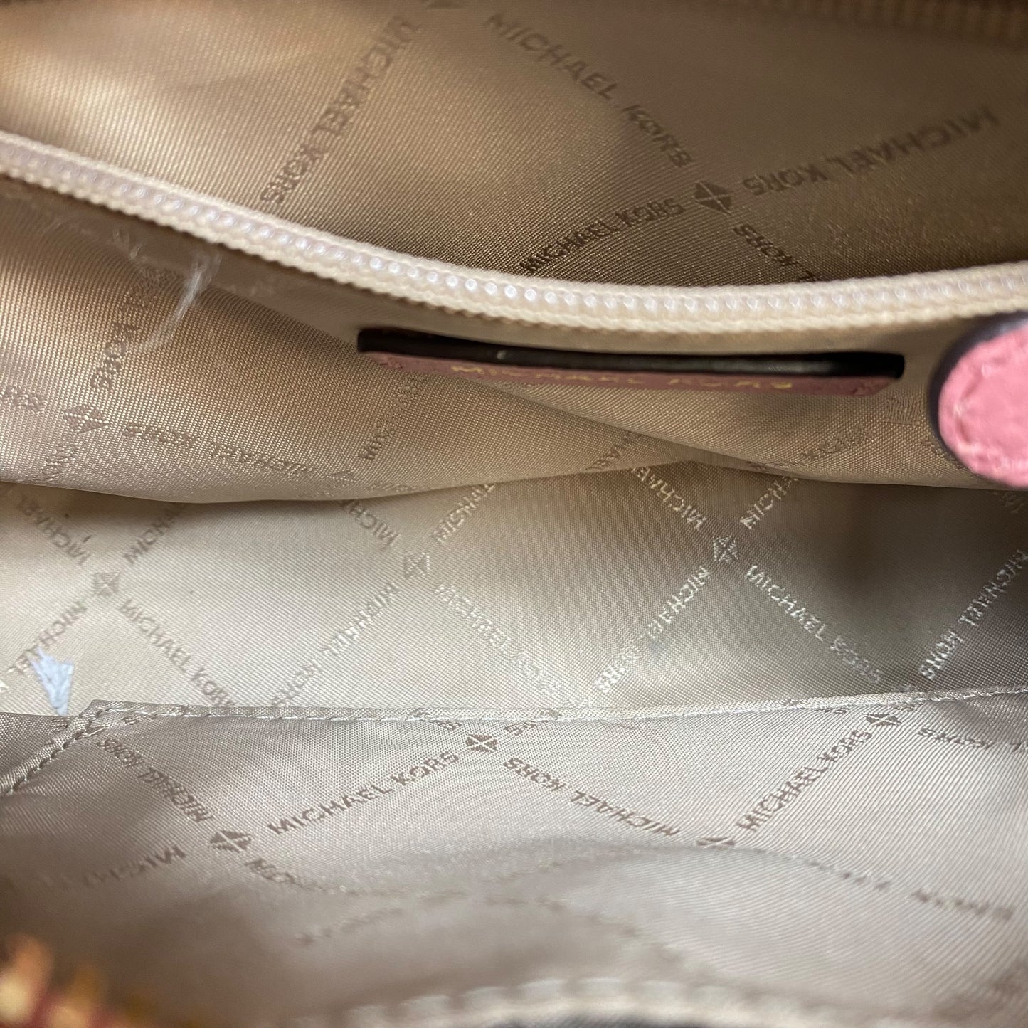 Crossbody Designer By Michael Kors In Pink, Size:Small