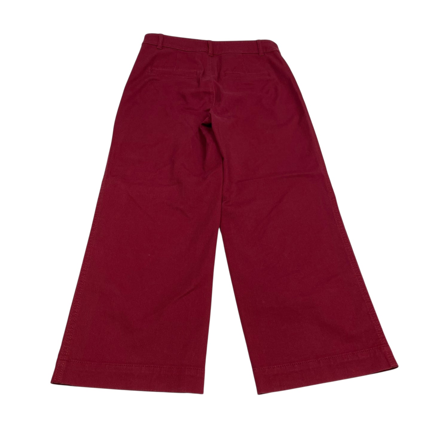 Pants Wide Leg By Loft In Red, Size:0P