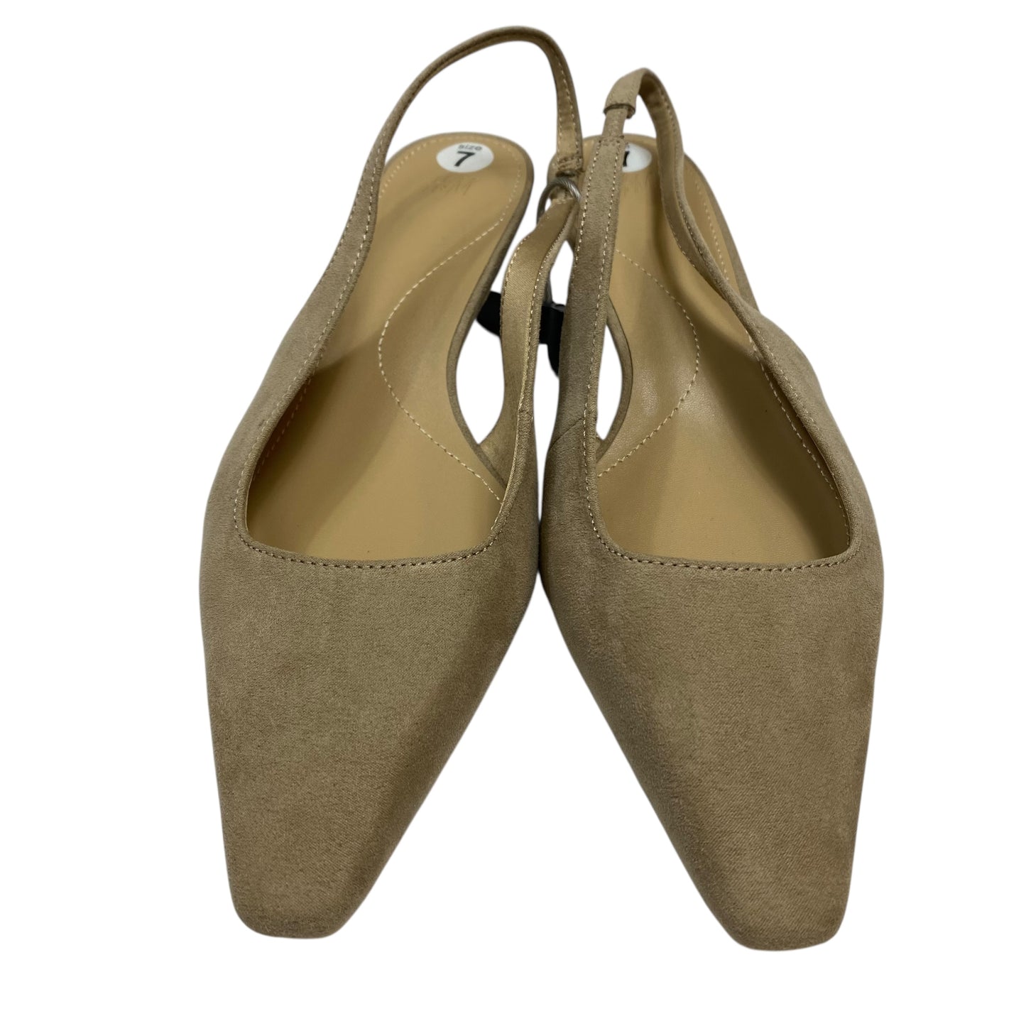 Shoes Heels Kitten By H&M In Tan, Size:7
