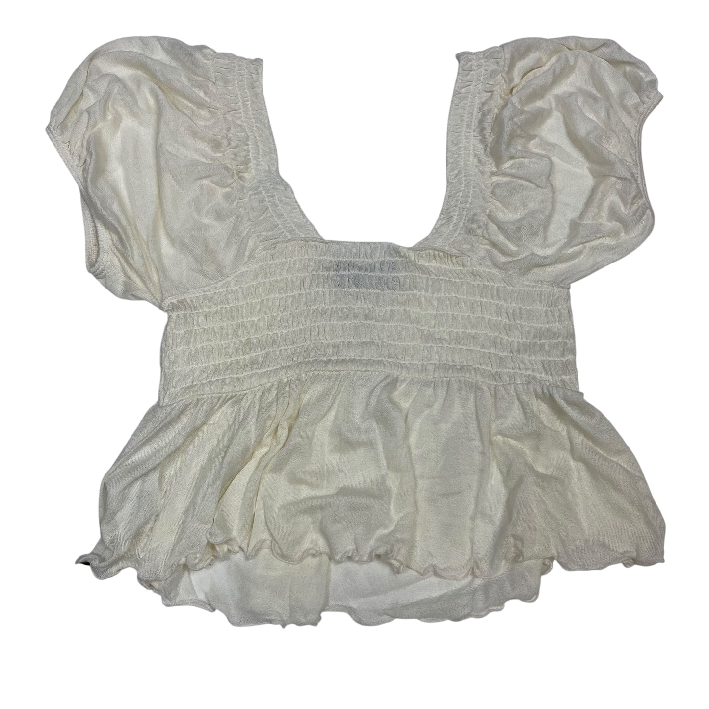 Top Ss By Urban Outfitters In Cream, Size:S