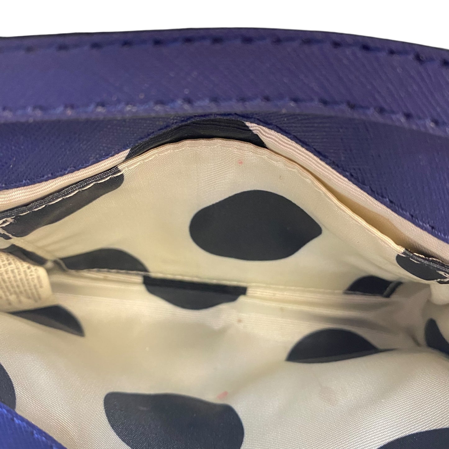 Crossbody Designer By Kate Spade In Black & Blue, Size:Small