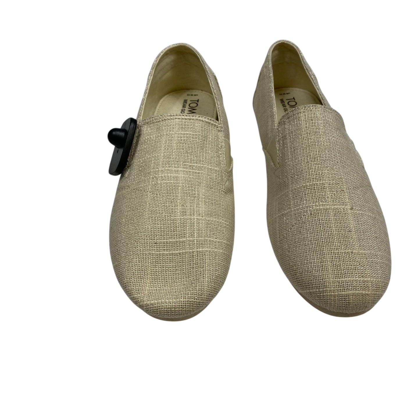 Shoes Flats By Toms In Cream, Size:11