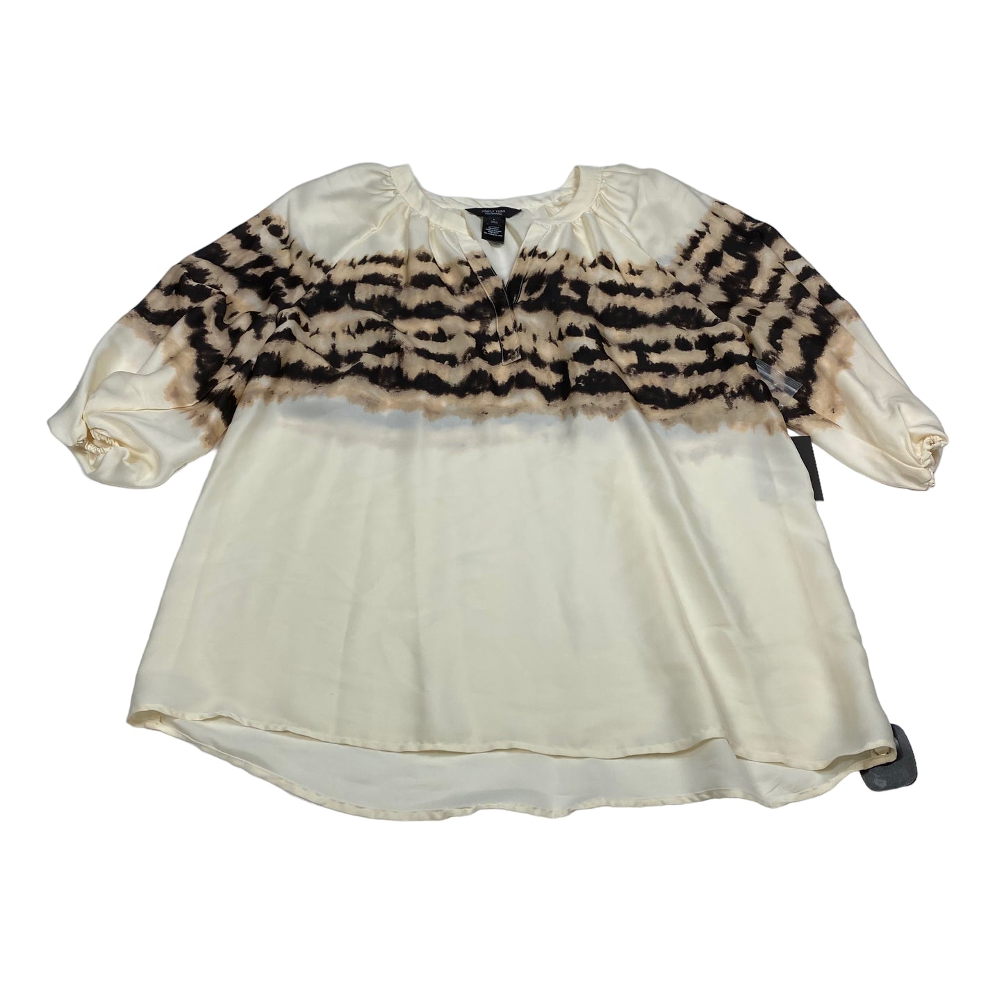 Top 3/4 Sleeve By Simply Vera Size: L