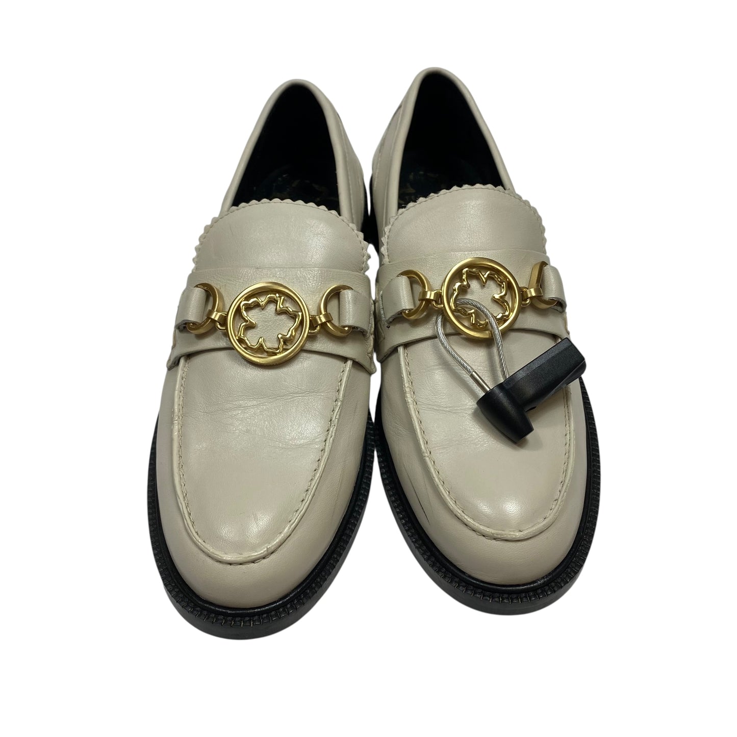 Shoes Designer By Ted Baker In Cream, Size:7