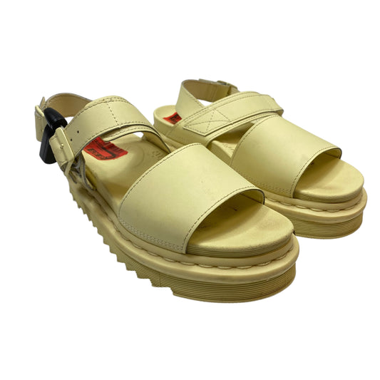 Sandals Designer By Dr Martens In Yellow, Size:7