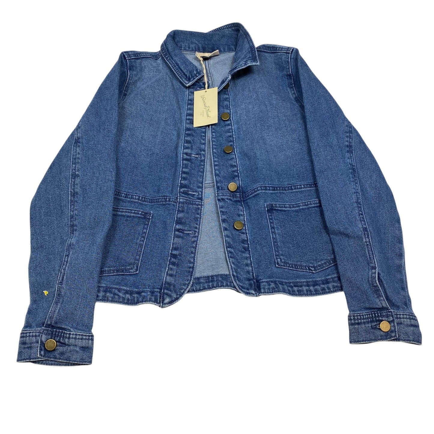 Jacket Denim By Universal Thread In Blue Denim, Size:L