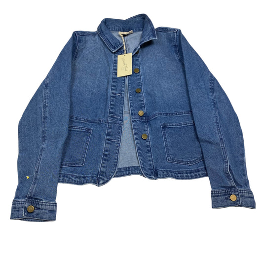 Jacket Denim By Universal Thread In Blue Denim, Size:L