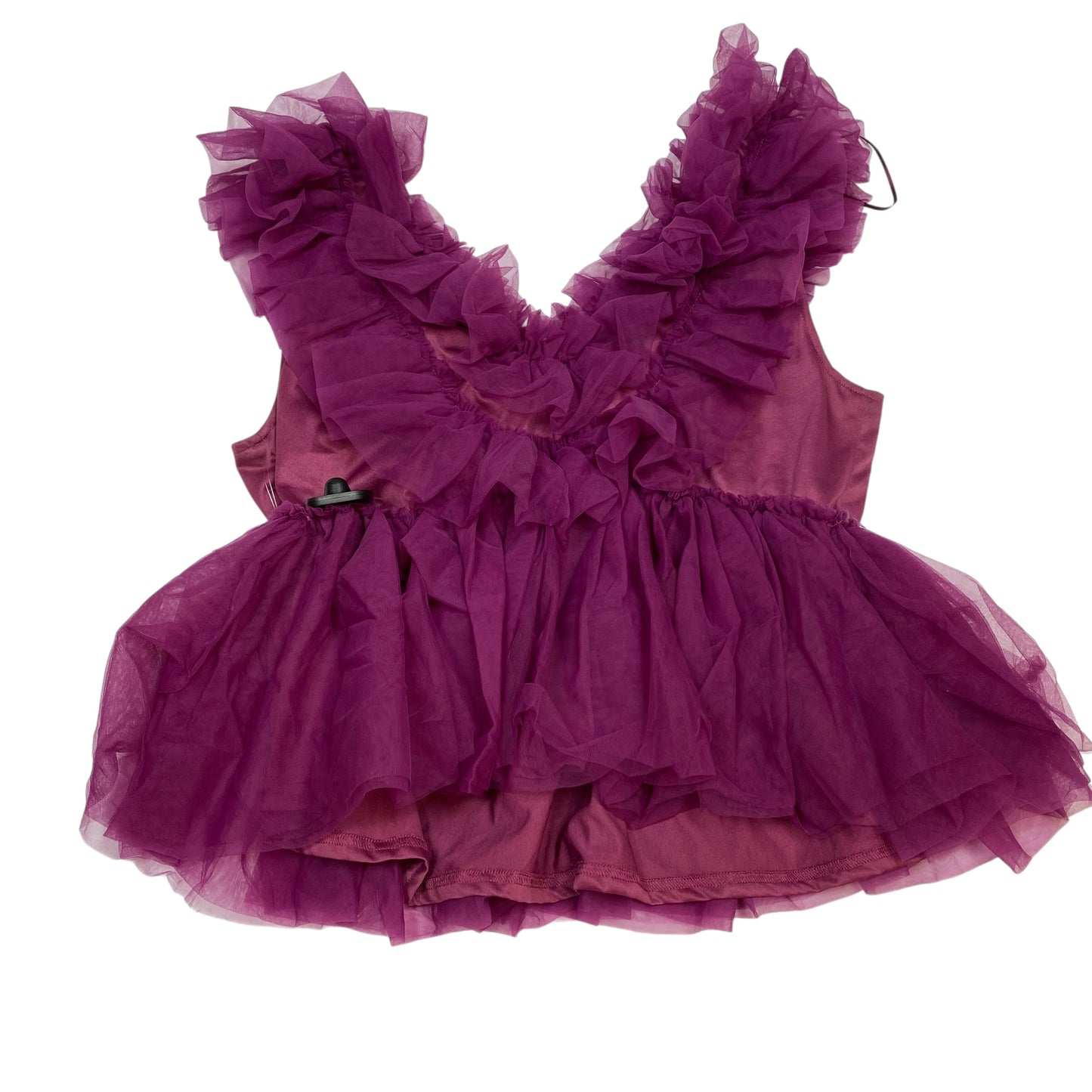 Top Sleeveless By Blu Pepper In Purple, Size:Xxl