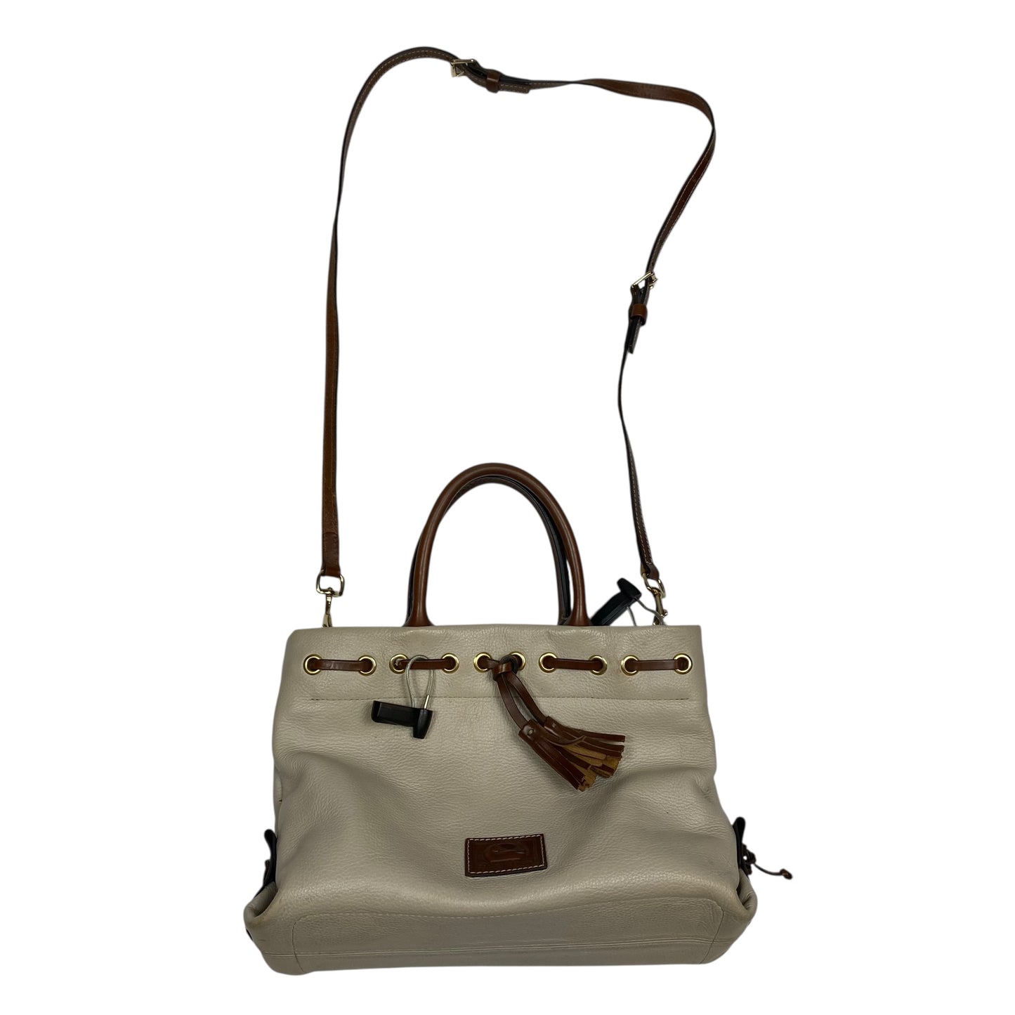 Crossbody Designer By Dooney And Bourke In Beige, Size:Medium