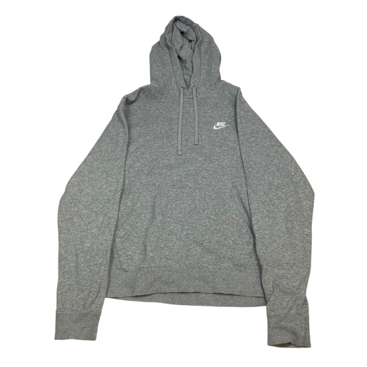 Athletic Sweatshirt Hoodie By Nike Apparel In Grey, Size:M