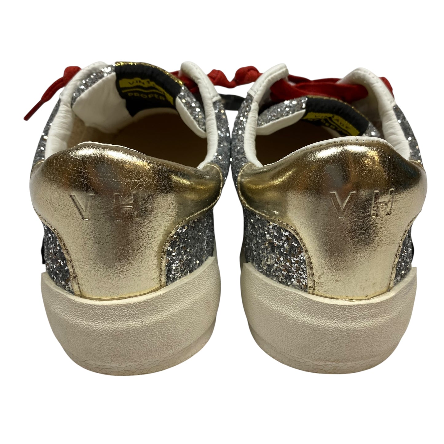 Shoes Sneakers By Vintage Havana In Silver, Size:8.5