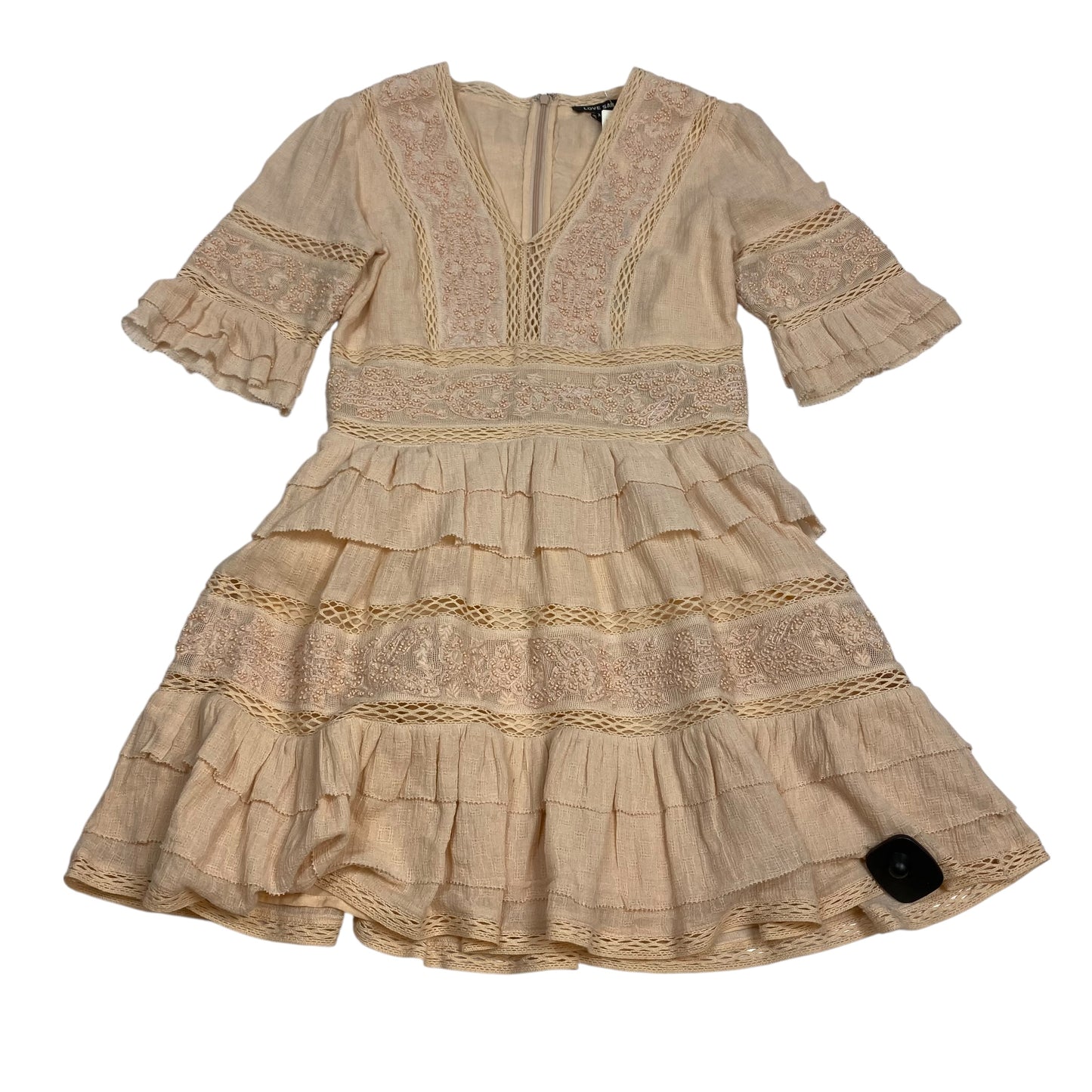 Dress Casual Short By Love Sam In Pink, Size:Xsp