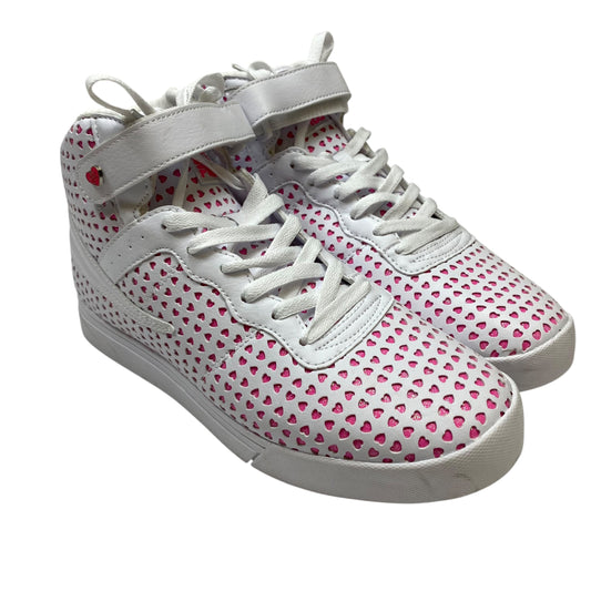 Shoes Sneakers By Fila In Pink & White, Size:11