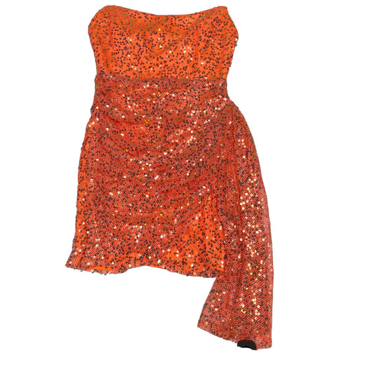 Dress Party Short By Sage + Paige In Orange, Size:S