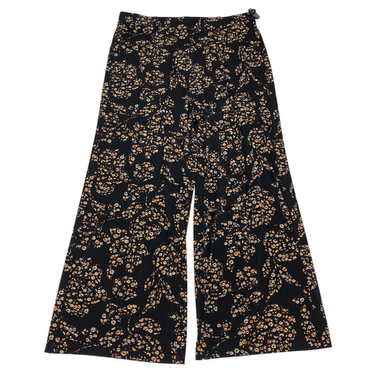 Pants Wide Leg By White House Black Market In Black & Brown, Size:L