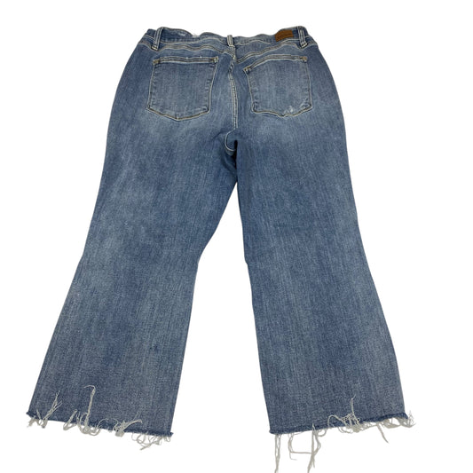 Jeans Straight By Wonderly In Blue Denim, Size:18
