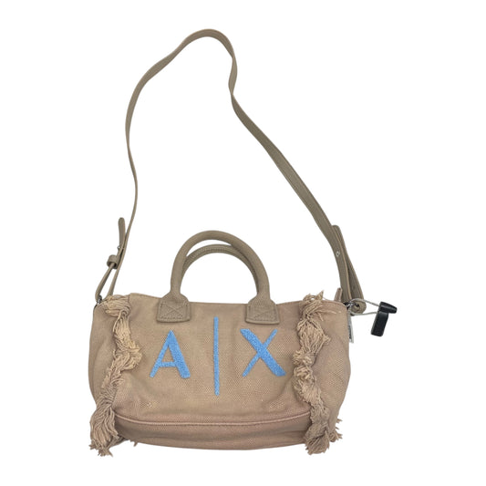 Crossbody By Armani Exchange In Tan, Size:Medium
