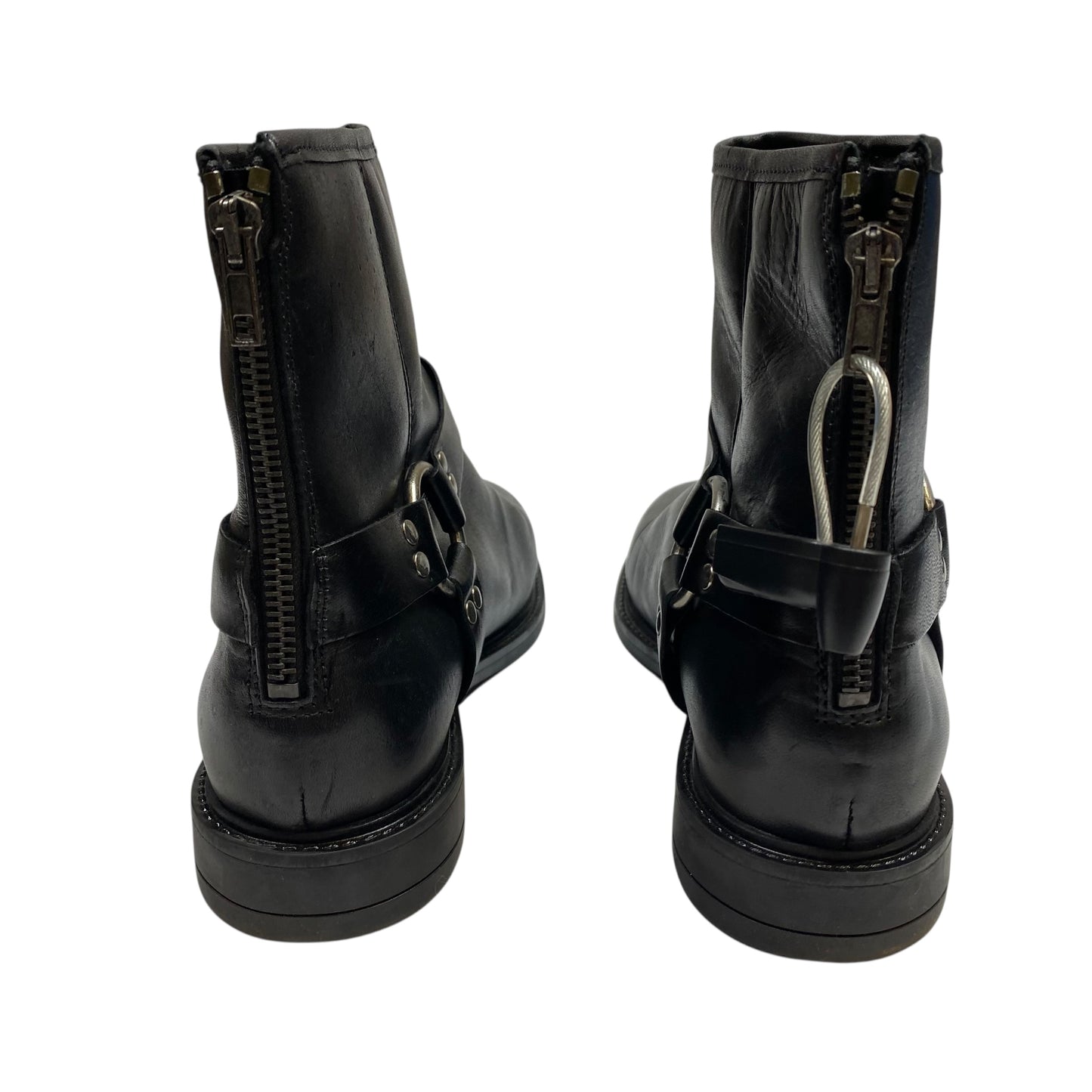 Boots Leather By Avellini In Black, Size:8.5