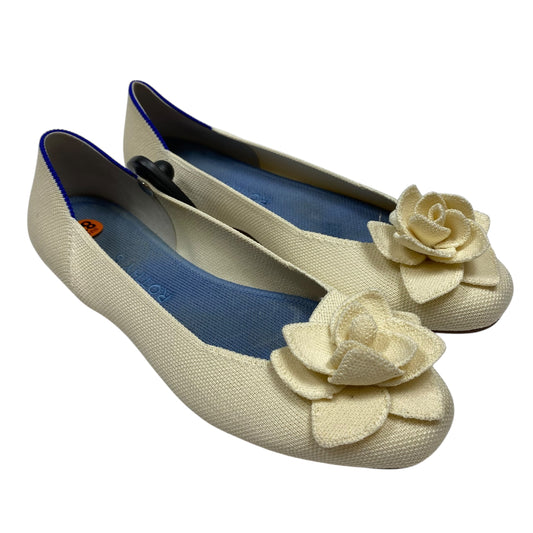 Shoes Designer By Rothys In Cream, Size:8.5