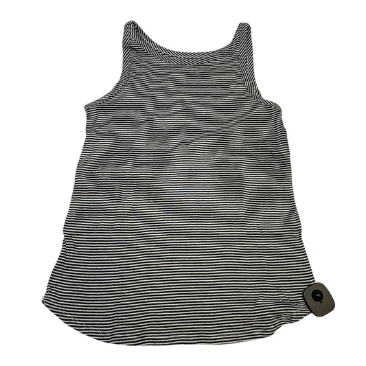 Top Sleeveless Basic By Loft In Black & White, Size:L
