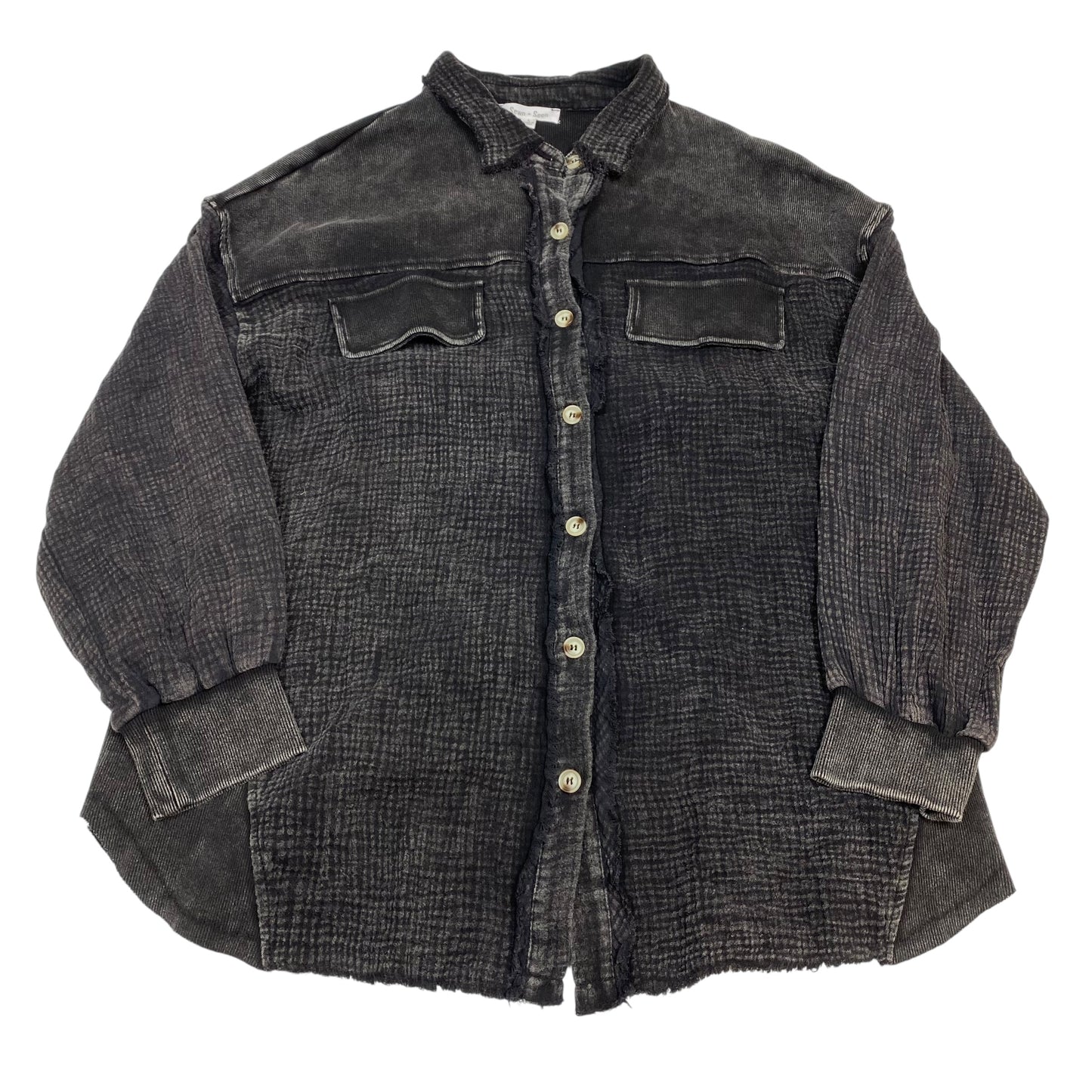 Top Ls By Sewn + Seen In Grey, Size:L