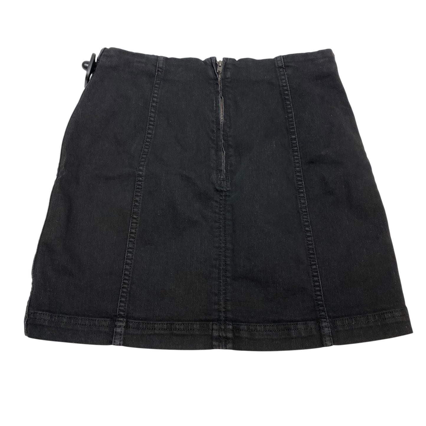 Skirt Mini & Short By Free People In Black Denim, Size:M