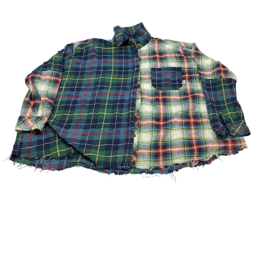 Top Ls By Bdg In Plaid Pattern, Size:M