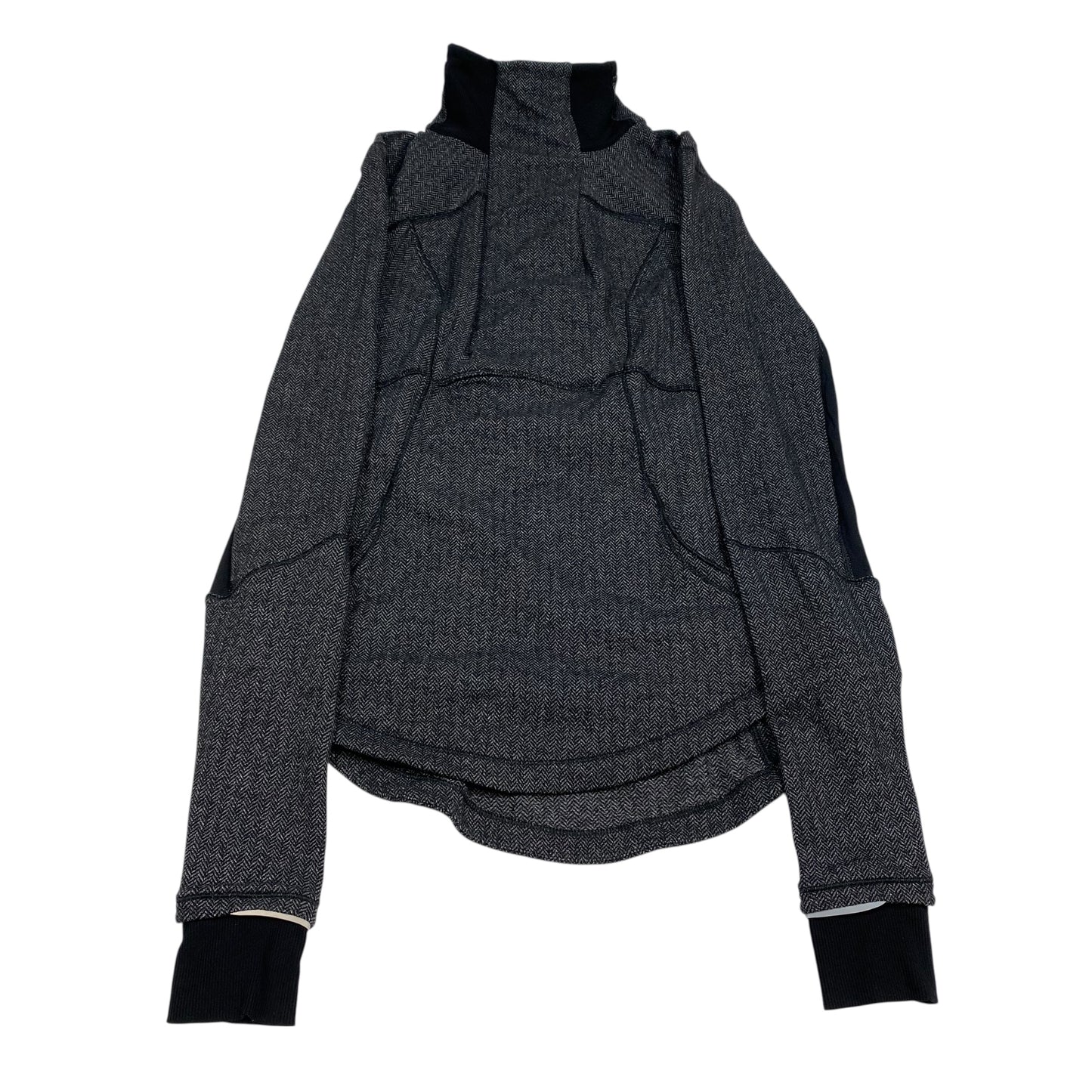 Athletic Jacket Designer By Lululemon In Black, Size:S