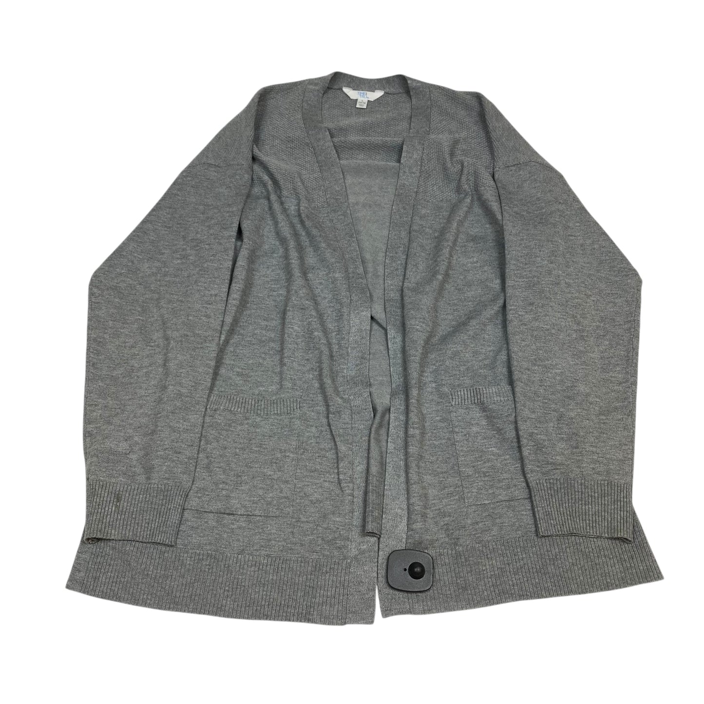 Cardigan By Time And Tru In Grey, Size:L
