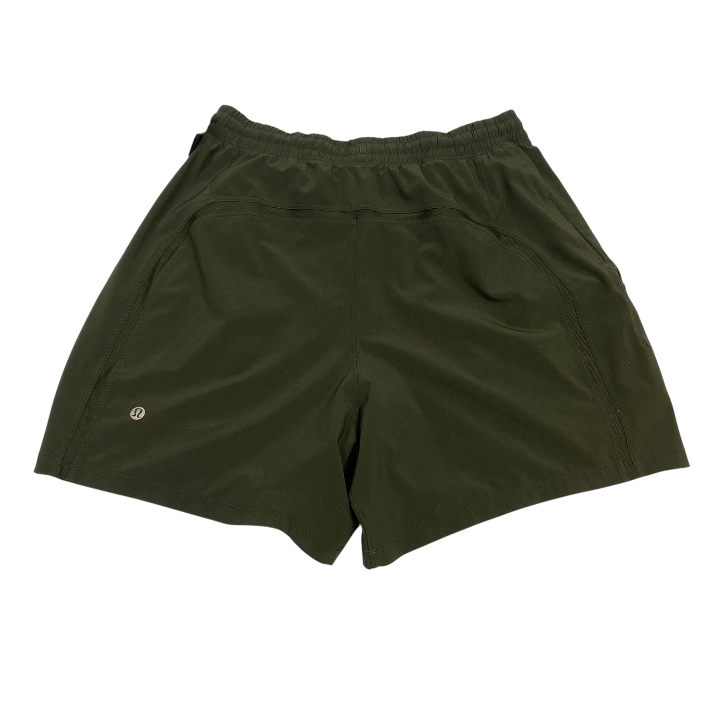 Athletic Shorts By Lululemon In Green, Size:M