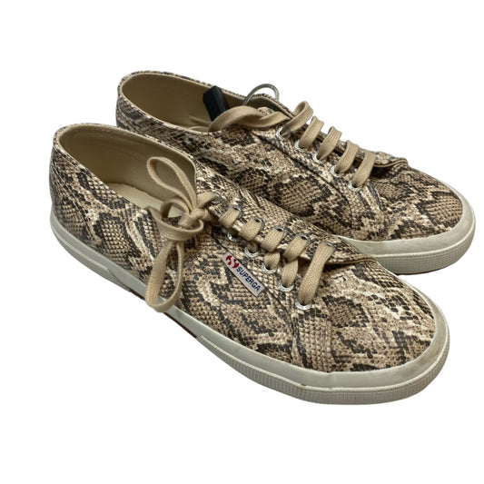 Shoes Sneakers By Superga In Snakeskin Print, Size:8