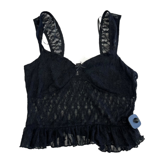 Top Sleeveless By Forever 21 In Black, Size:L