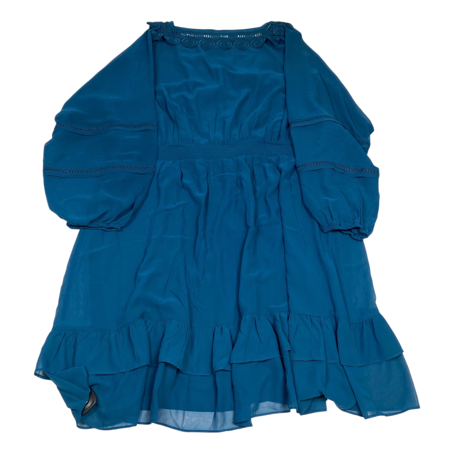 Dress Casual Short By City Chic In Blue, Size:Xxl