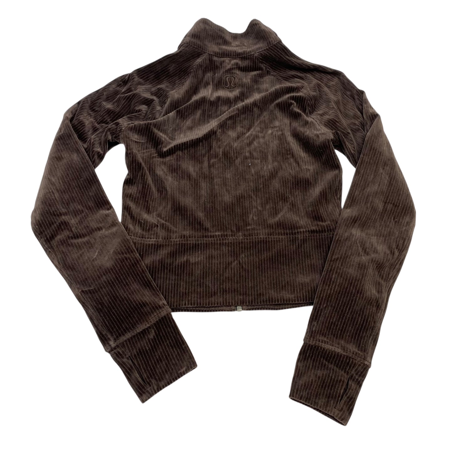 Athletic Jacket By Lululemon In Brown, Size:S