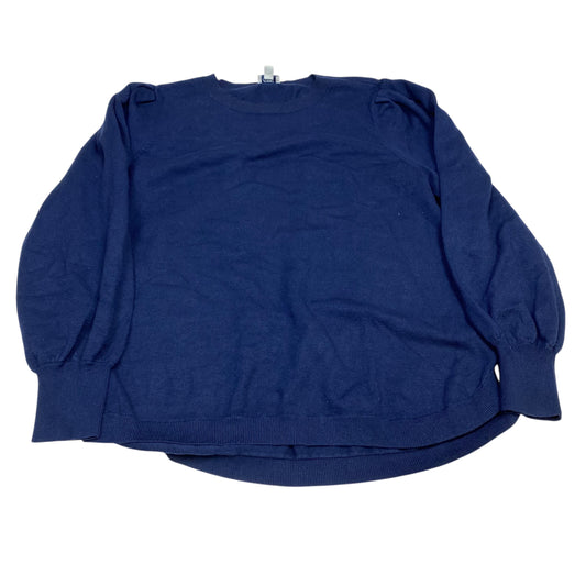 Sweater By Crown And Ivy In Navy, Size:2X