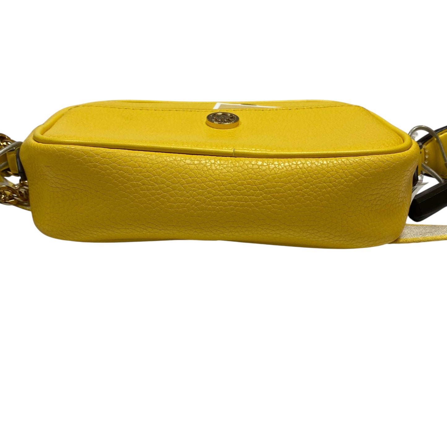 Crossbody Designer By Michael Kors In Yellow, Size:Medium
