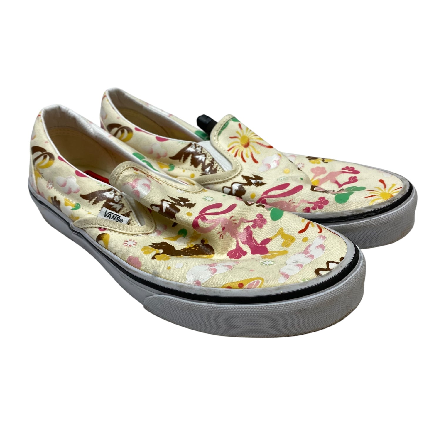 Shoes Sneakers By Vans In Cream, Size:10.5