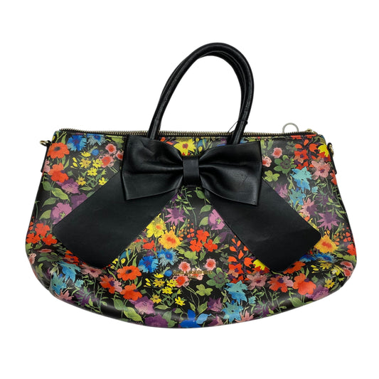 Handbag Designer By Karl Lagerfeld In Floral Print, Size:Medium