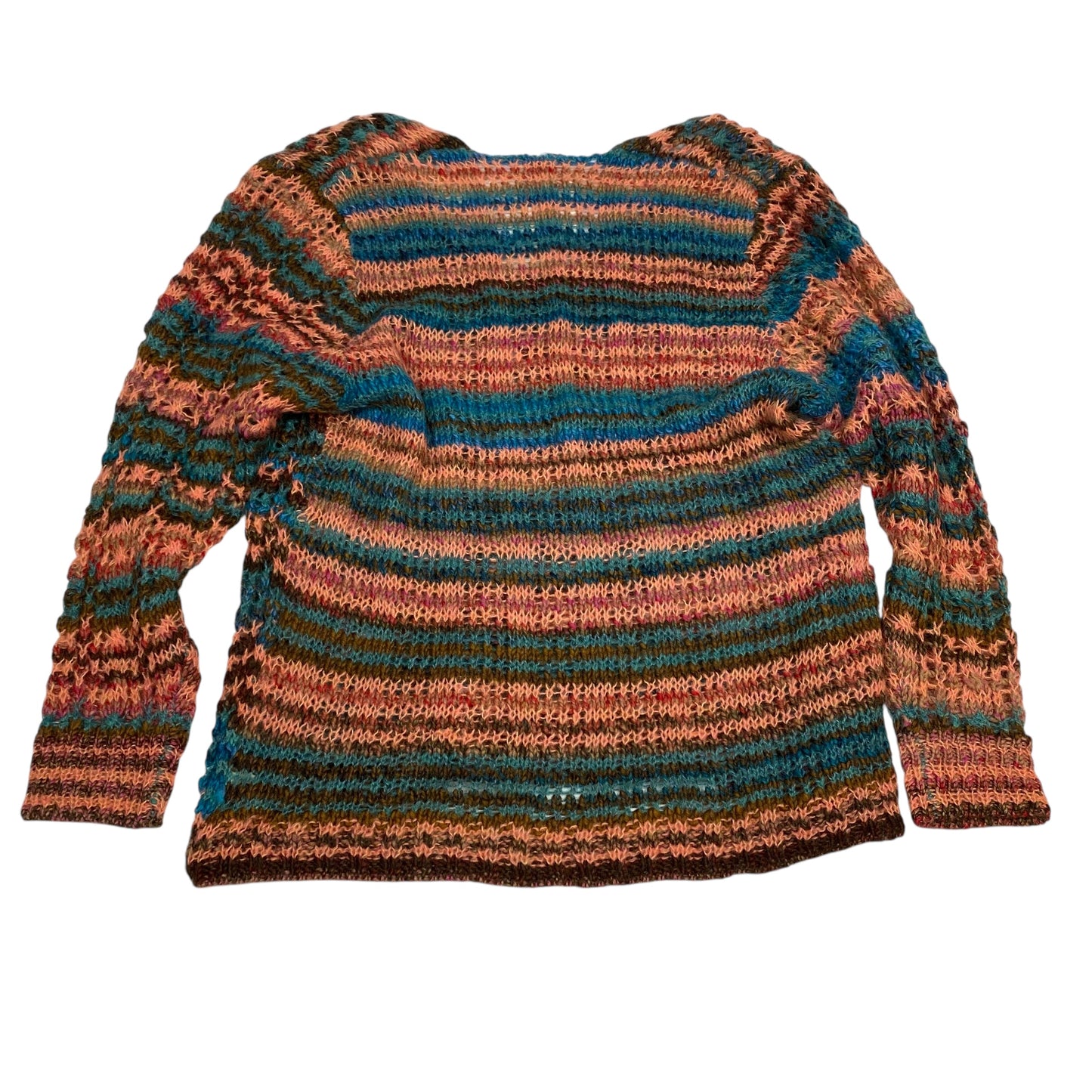 Sweater By Free People In Blue & Orange, Size:M