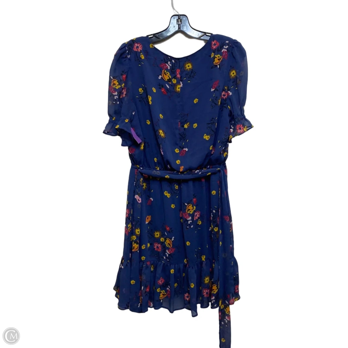 Dress Casual Short By Express In Blue, Size: M