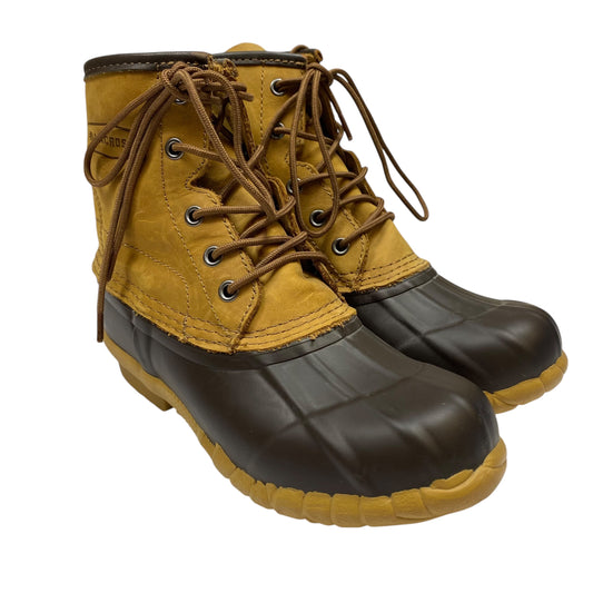 Boots Rain By Lacrosse In Brown, Size:6
