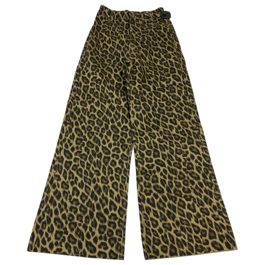 Jeans Wide Leg By Anniewear In Animal Print, Size:S
