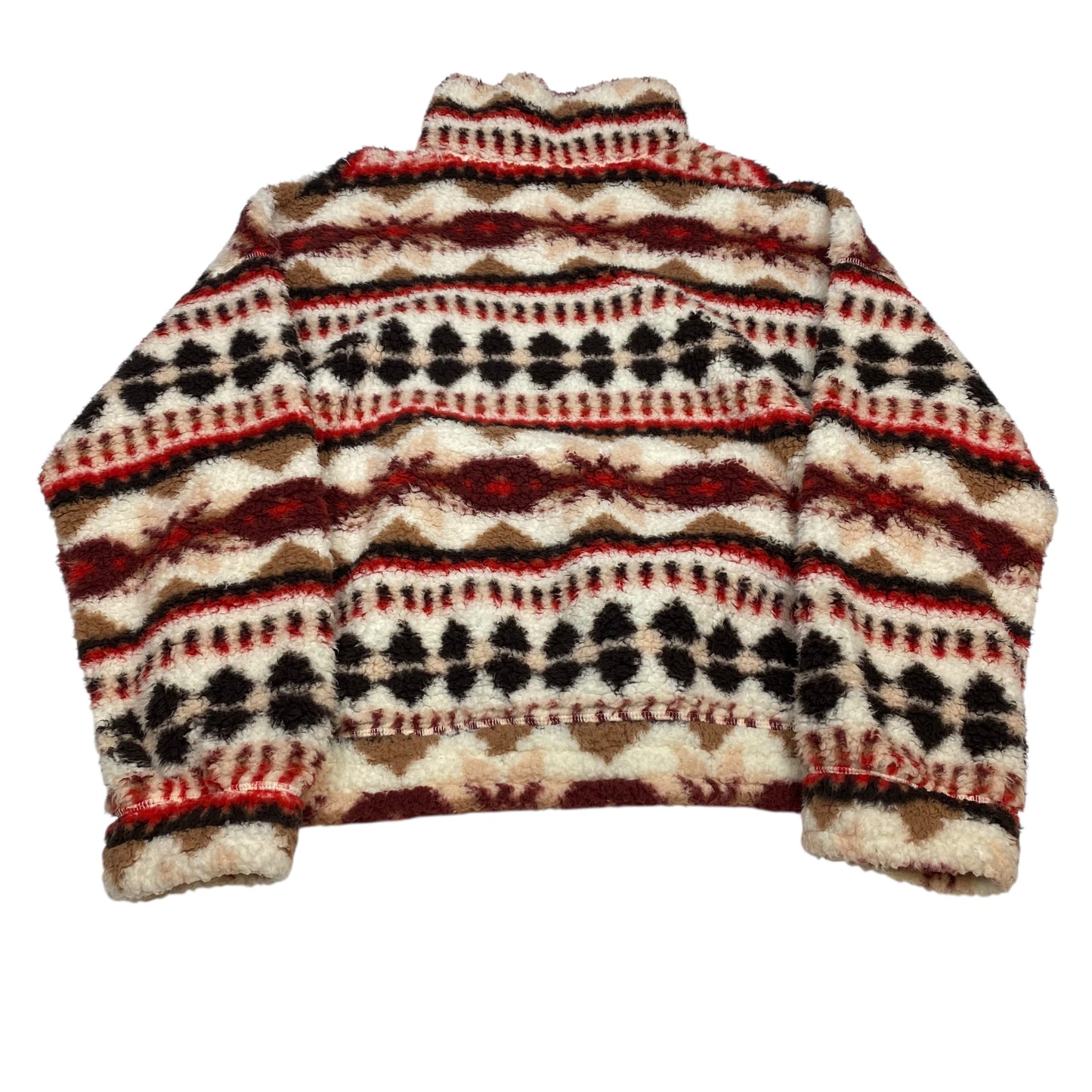 Sweatshirt Collar By Aerie In Red & White, Size:Xl