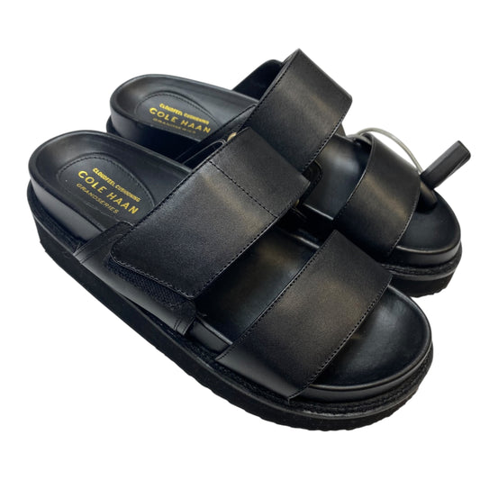 Sandals Designer By Cole-Haan In Black, Size:6