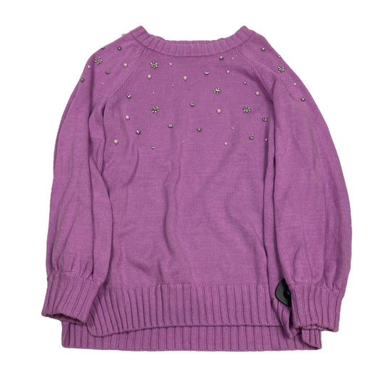 Sweater Designer By Karl Lagerfeld In Purple, Size:M