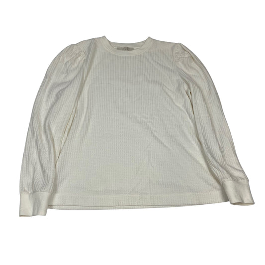 Top Ls By Loft In Cream, Size:L