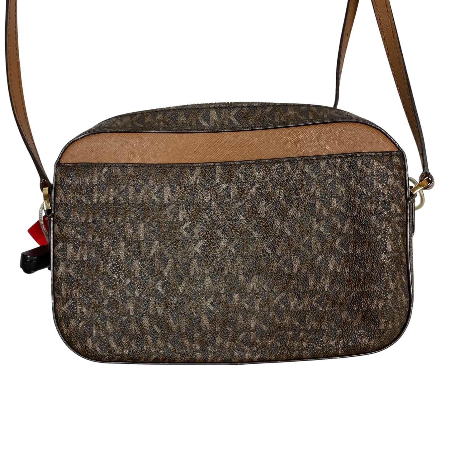 Crossbody Designer By Michael Kors In Brown, Size:Small