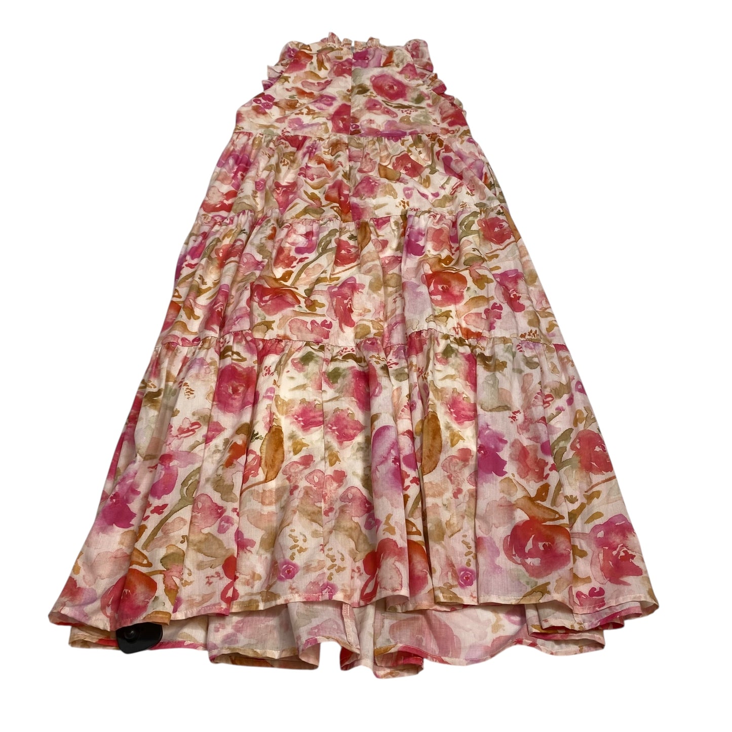 DRESS CASUAL MAXI by TCEC in BROWN & PINK, Size:S